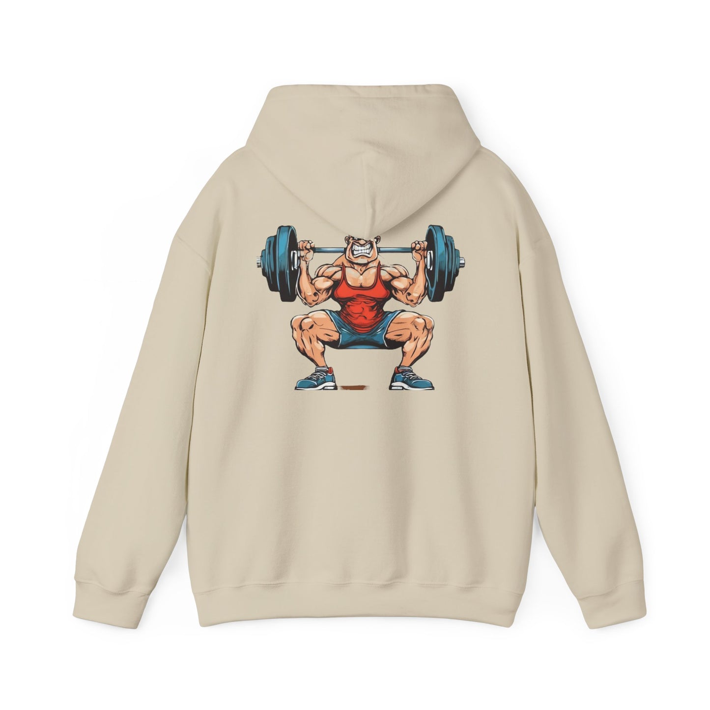Men's Gym Hoodie - Sweat is Fat Crying | Motivational Weightlifting Apparel