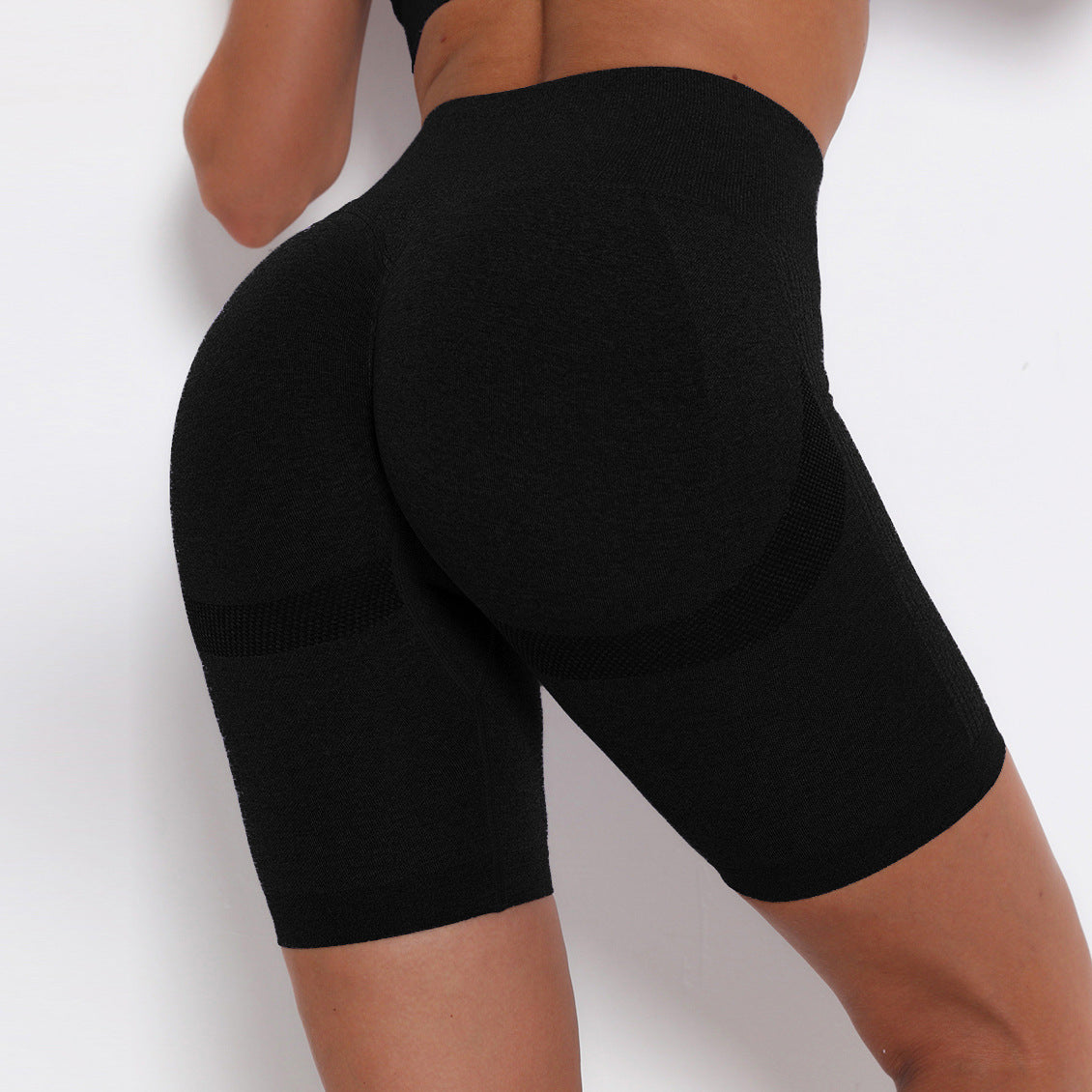 Women's Five-Point Sweatpants - Peach Buttocks Design