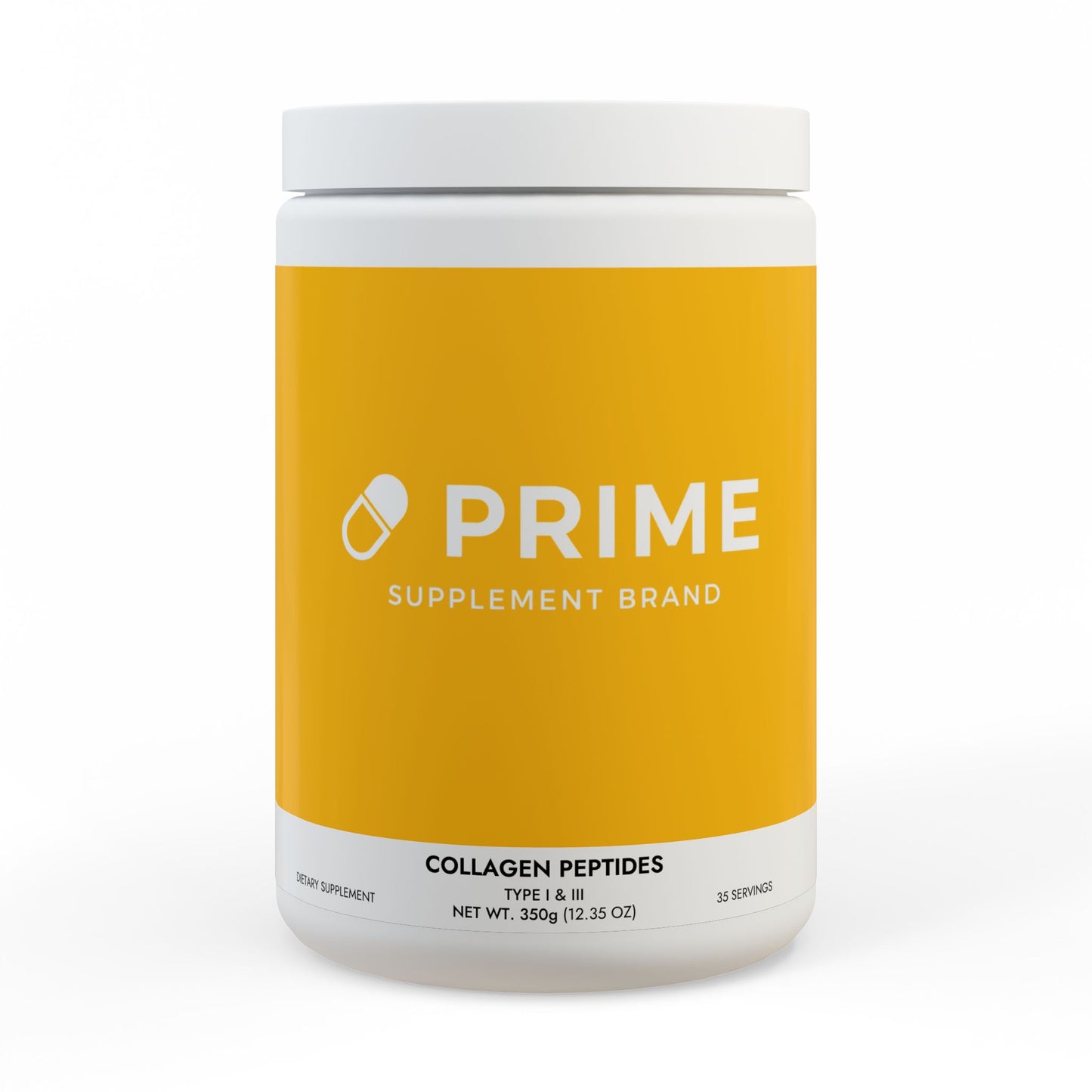 Collagen Peptides Type I & III Supplement - 350g (12.3oz) | Premium Collagen Peptides Supplement