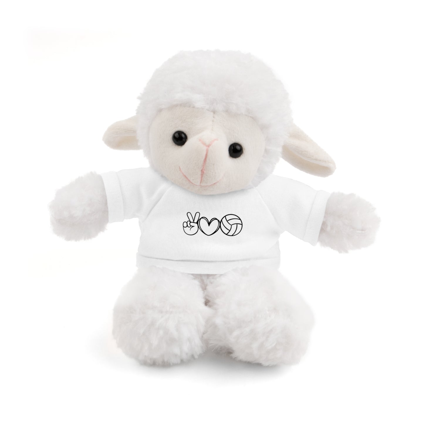 Cute Volleyball Teddy Bear with Tee, Stuffed Animal Gift