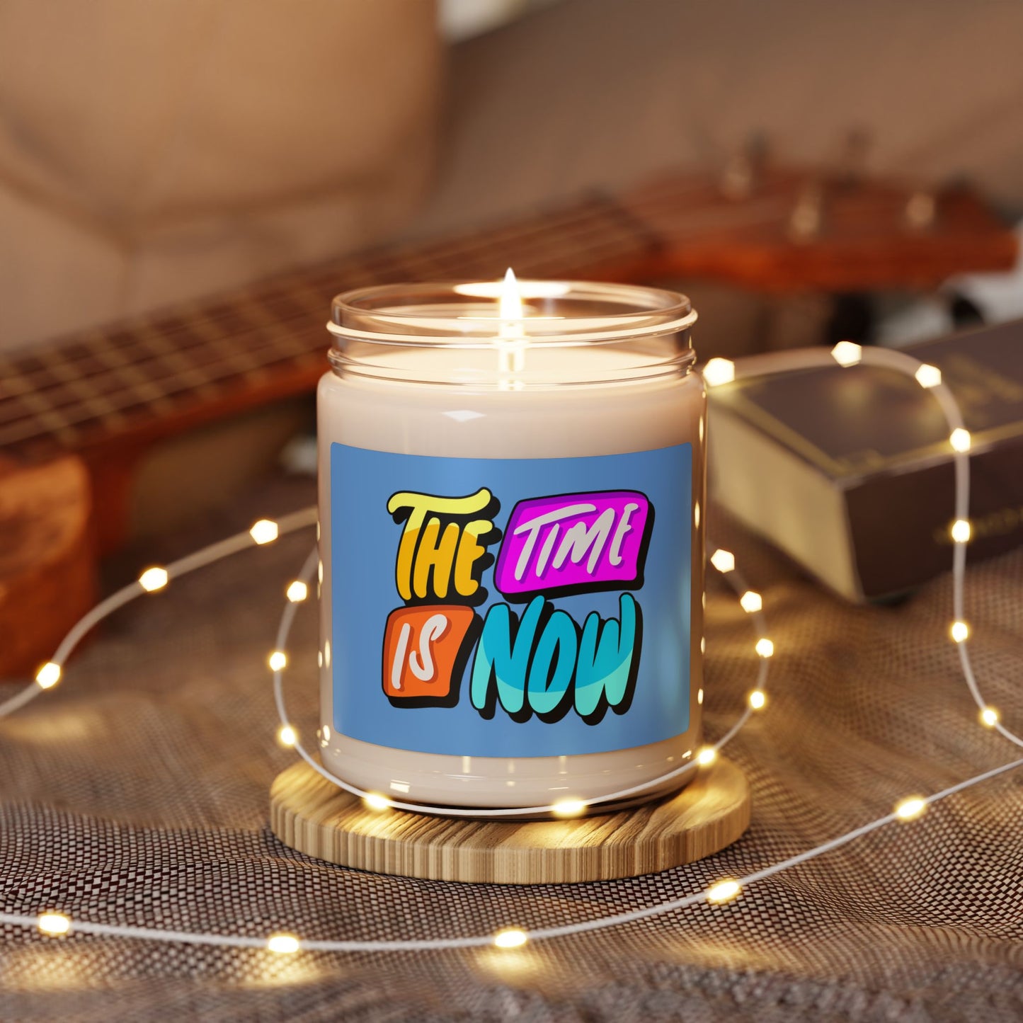 Scented Soy Candle, The Time is Now