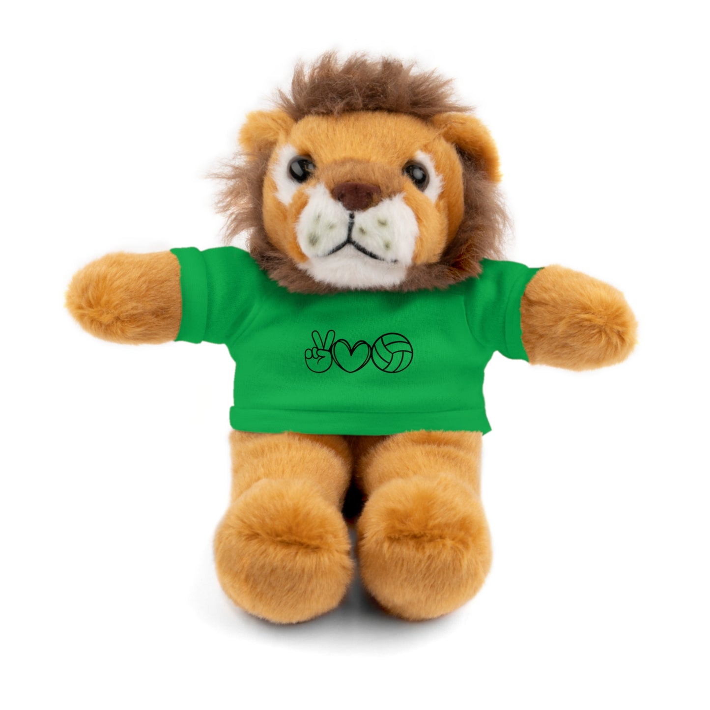 Cute Volleyball Teddy Bear with Tee, Stuffed Animal Gift