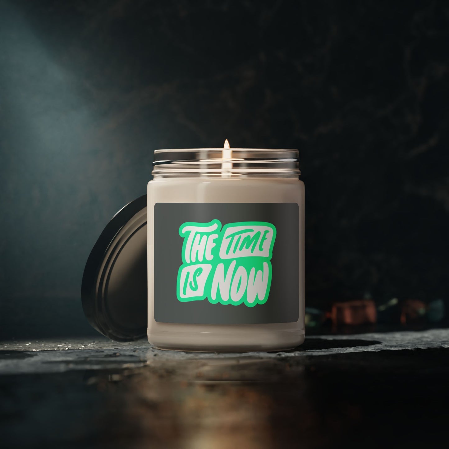 Scented Soy Candle, The Time is Now