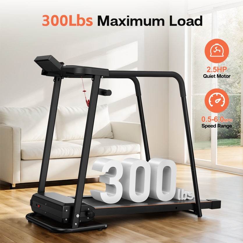Rehabilitation Treadmill for Seniors - 2.5HP Motor with 12 Safe Recovery Programs -