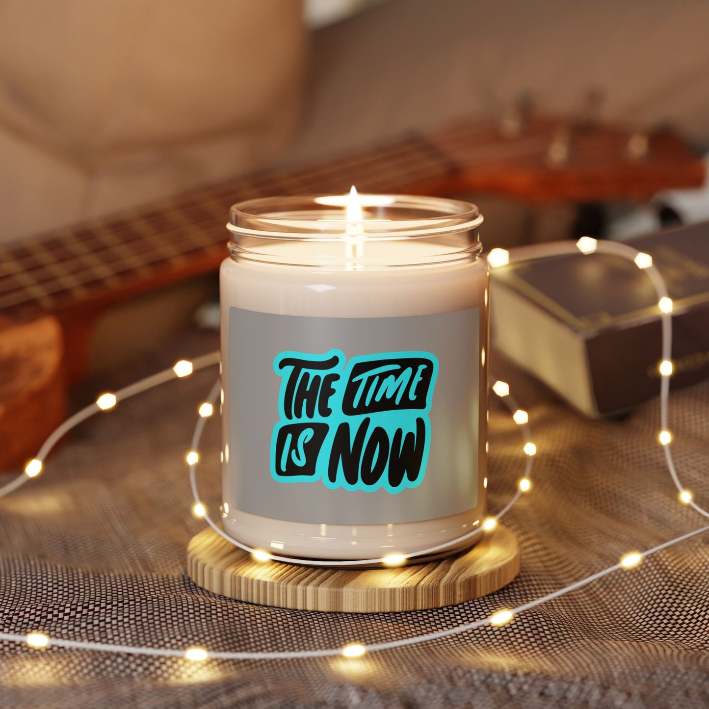 Scented Soy Candle, The Time is Now