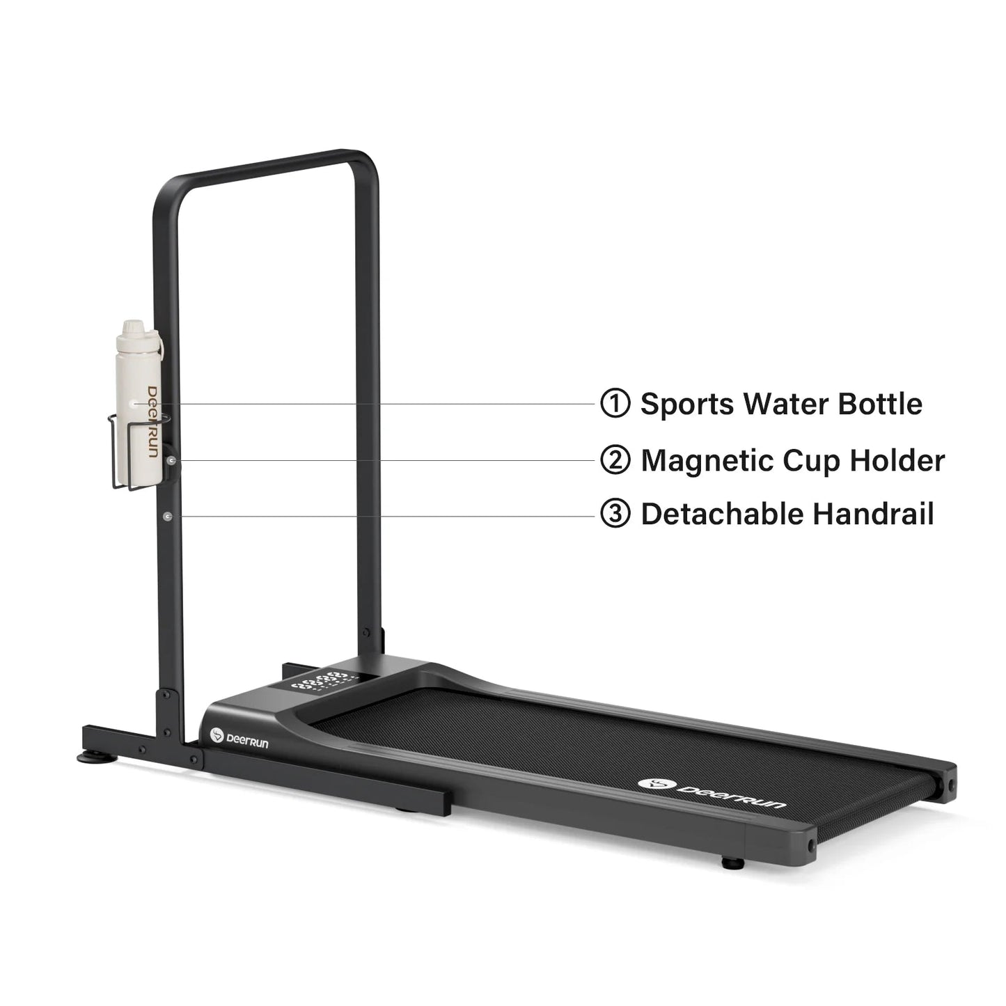 Classic Pro Walking Pad Treadmill 300Lbs Capacity & Longer Size with Remote Control - Deerrun Q1 Walking Pad -