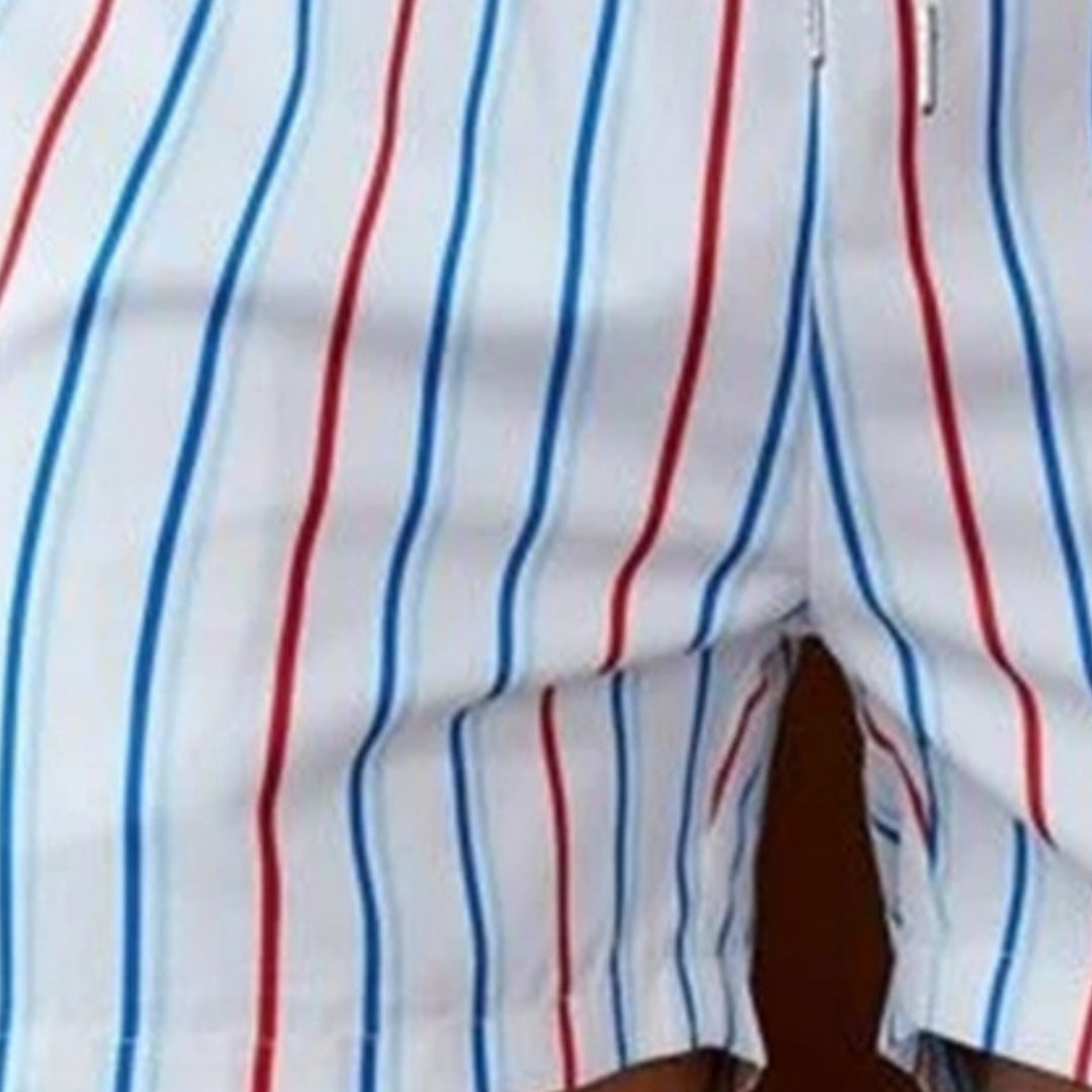 Men's Striped Shorts - Basic & Digital Printed