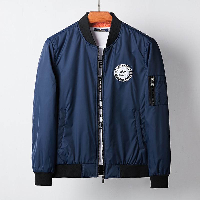 Baseball Bomber Jacket - Casual Style for Everyday Wear - HOPE Athlete Apparel & Wellness