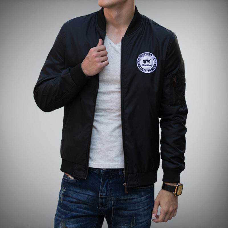 Baseball Bomber Jacket - Casual Style for Everyday Wear - HOPE Athlete Apparel & Wellness