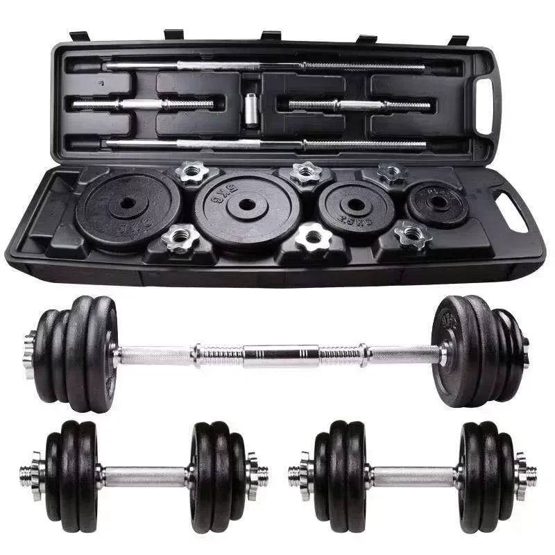 Adjustable Dumbbells Set for Home Weightlifting with Storage Box - Versatile Strength Training Solution -