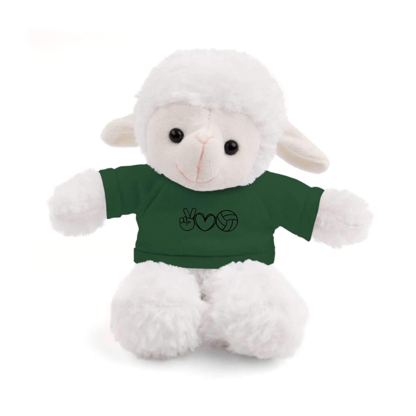 Cute Volleyball Teddy Bear with Tee, Stuffed Animal Gift