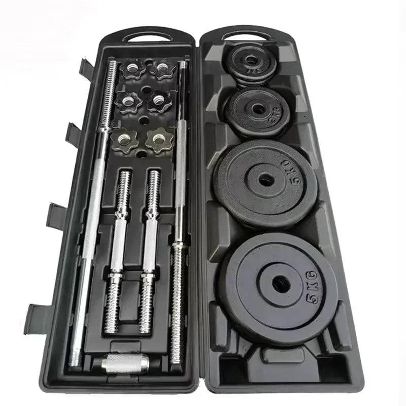 Adjustable Dumbbells Set for Home Weightlifting with Storage Box - Versatile Strength Training Solution -