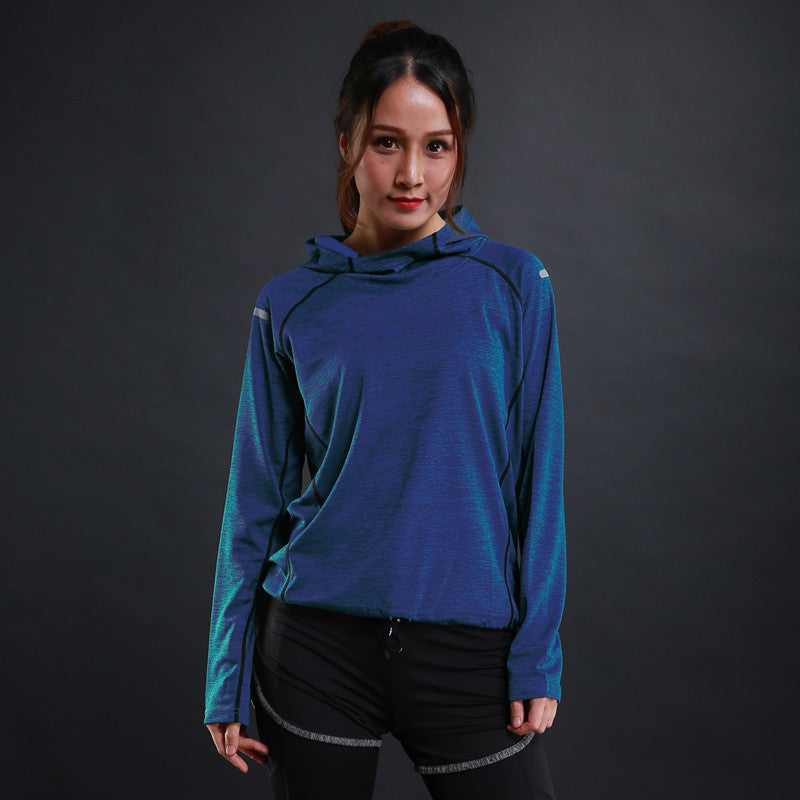 Women Long Sleeve Fitness T-Shirt - Thin Athletic Top for Activewear