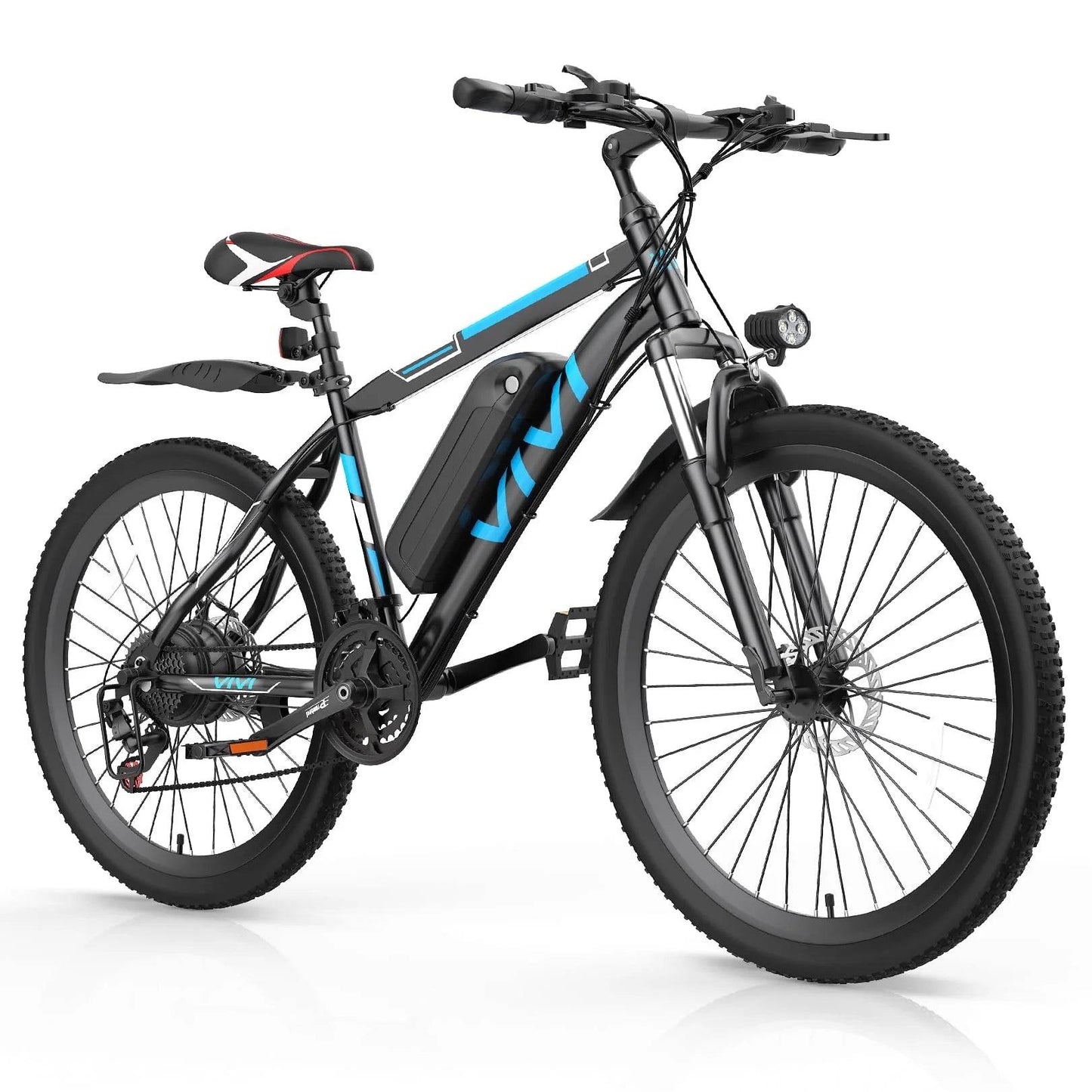Electric Bike 26" Adult Electric Mountain Bike 48V 500W Hardtail Electric Commuter Bike 21 Speed with Cruise Control up to 19.8MPH, UL2849 Certified -