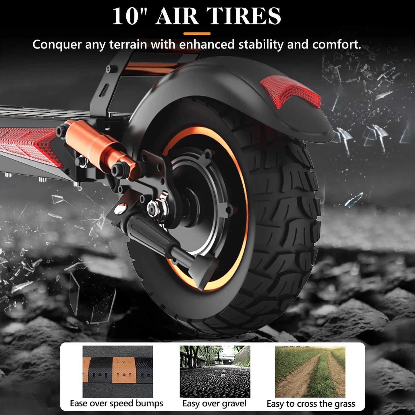 Electric Scooter for Adults with Seat, 800W 12.5Ah Adult Electric Commute Scooter, 3 Speeds Kids Electric Skateboard E-Scooter Bikes, up to 28Mph & 32Miles Range