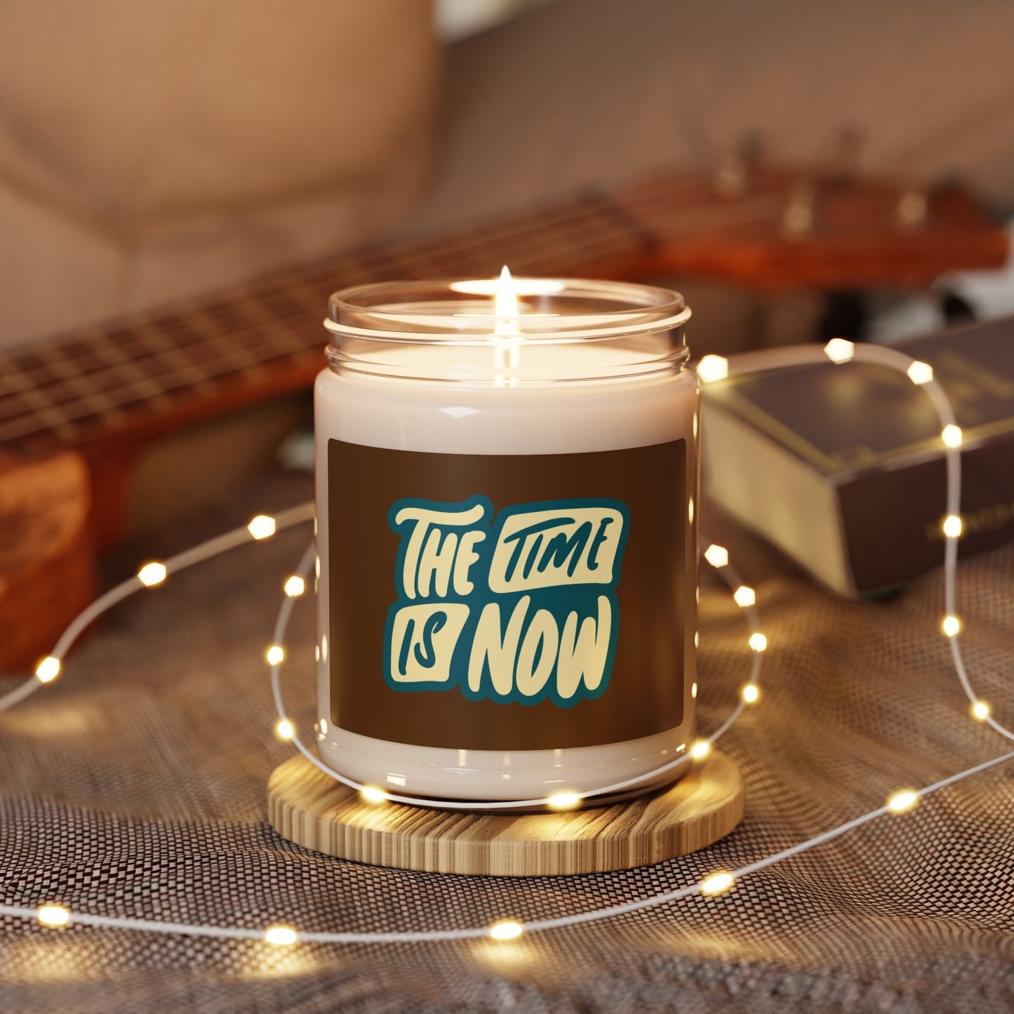 Scented Soy Candle, The Time is Now