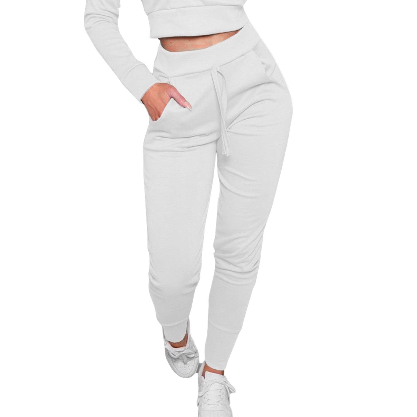 High Waist Sweatpants - Stylish Slim Fit Lace-Up Design - HOPE Athlete Apparel & Wellness