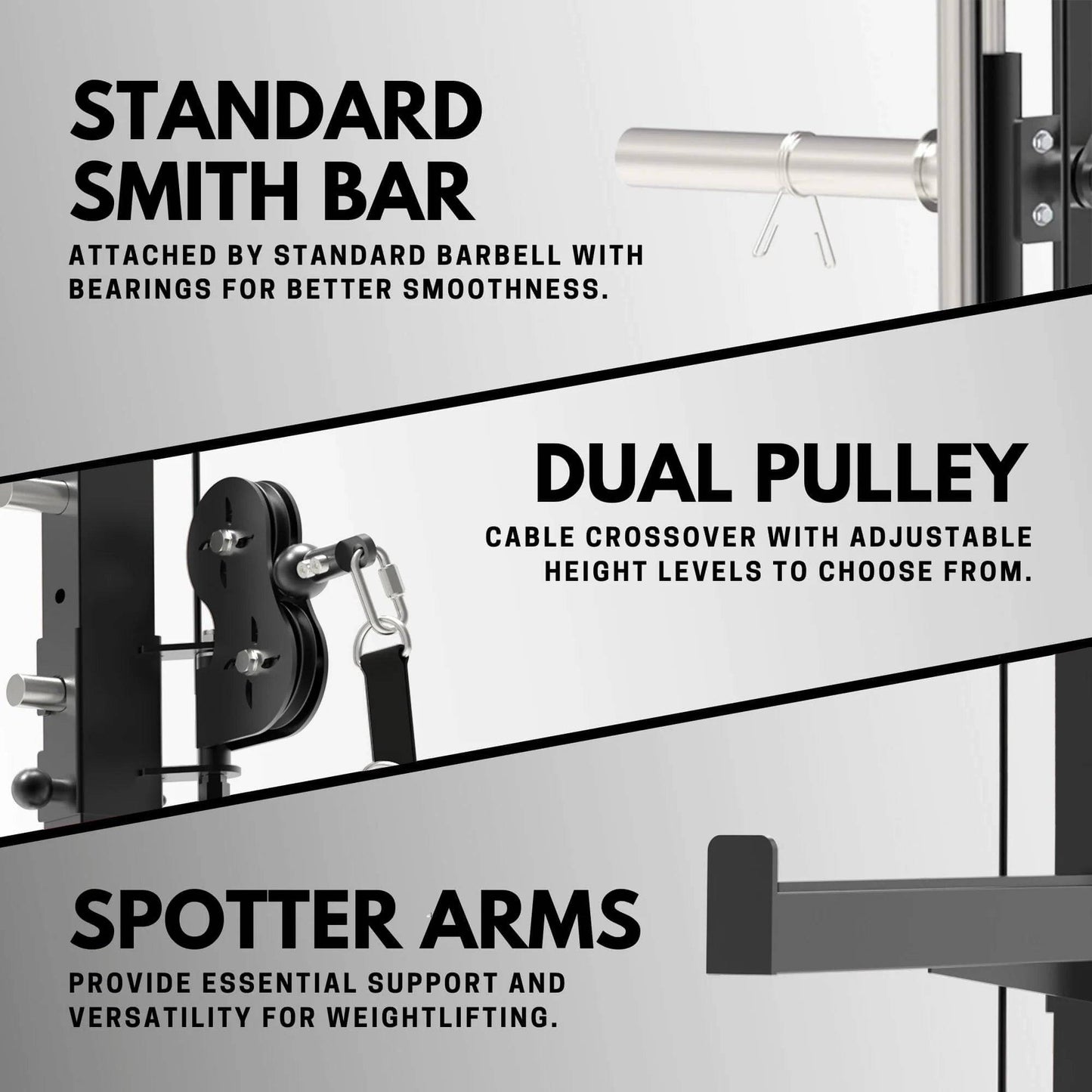 Multi Functional Trainer Smith Machine for Versatile Strength Training -