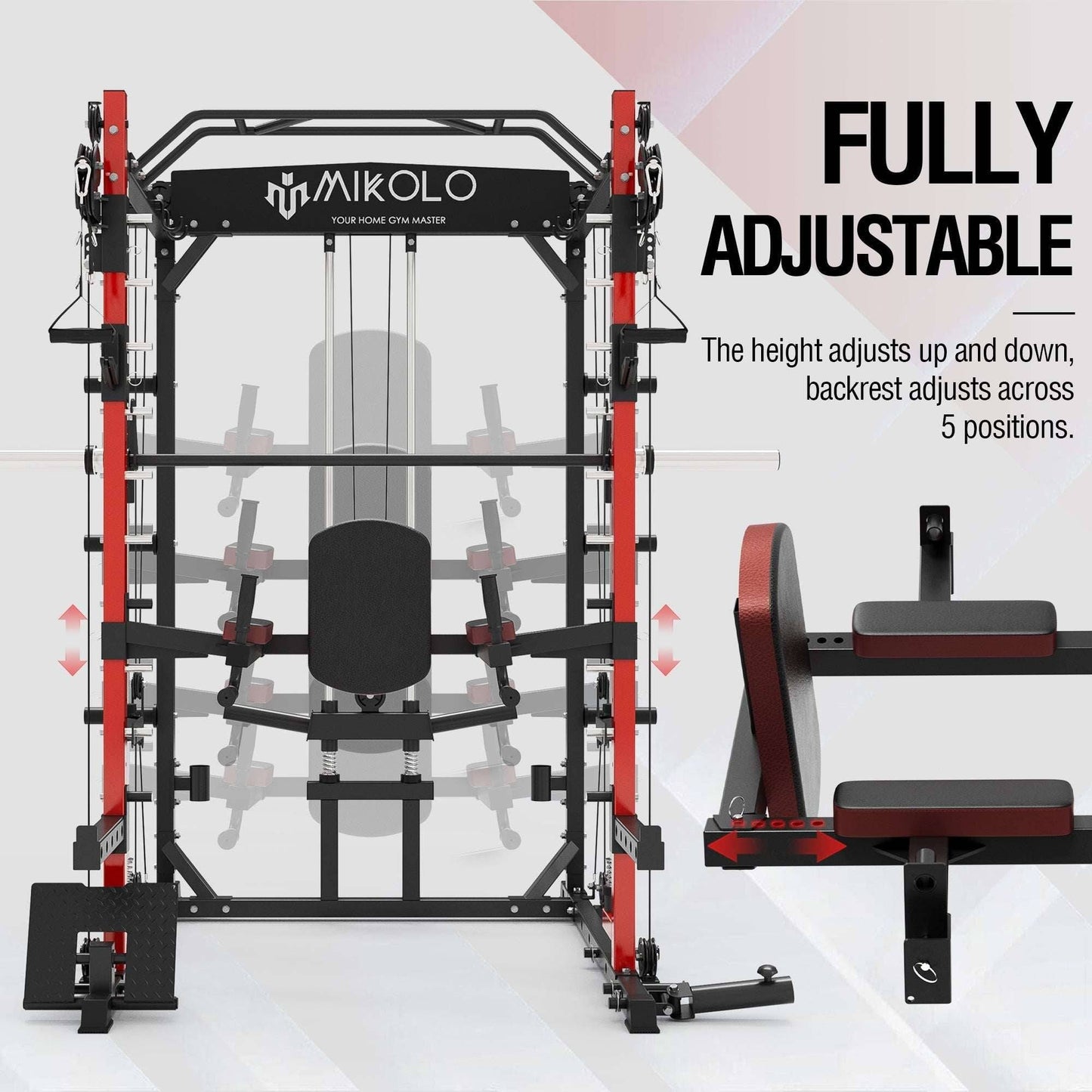 All-In-One Smith Machine – The Ultimate Functional Trainer for Your Home Gym -
