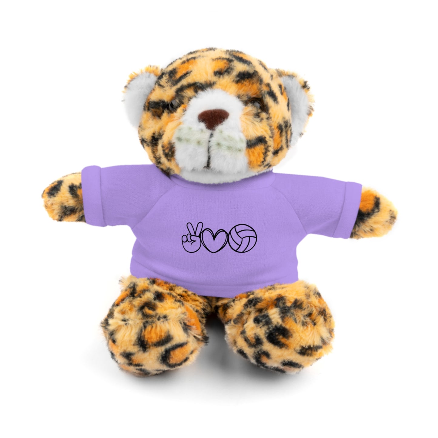 Cute Volleyball Teddy Bear with Tee, Stuffed Animal Gift