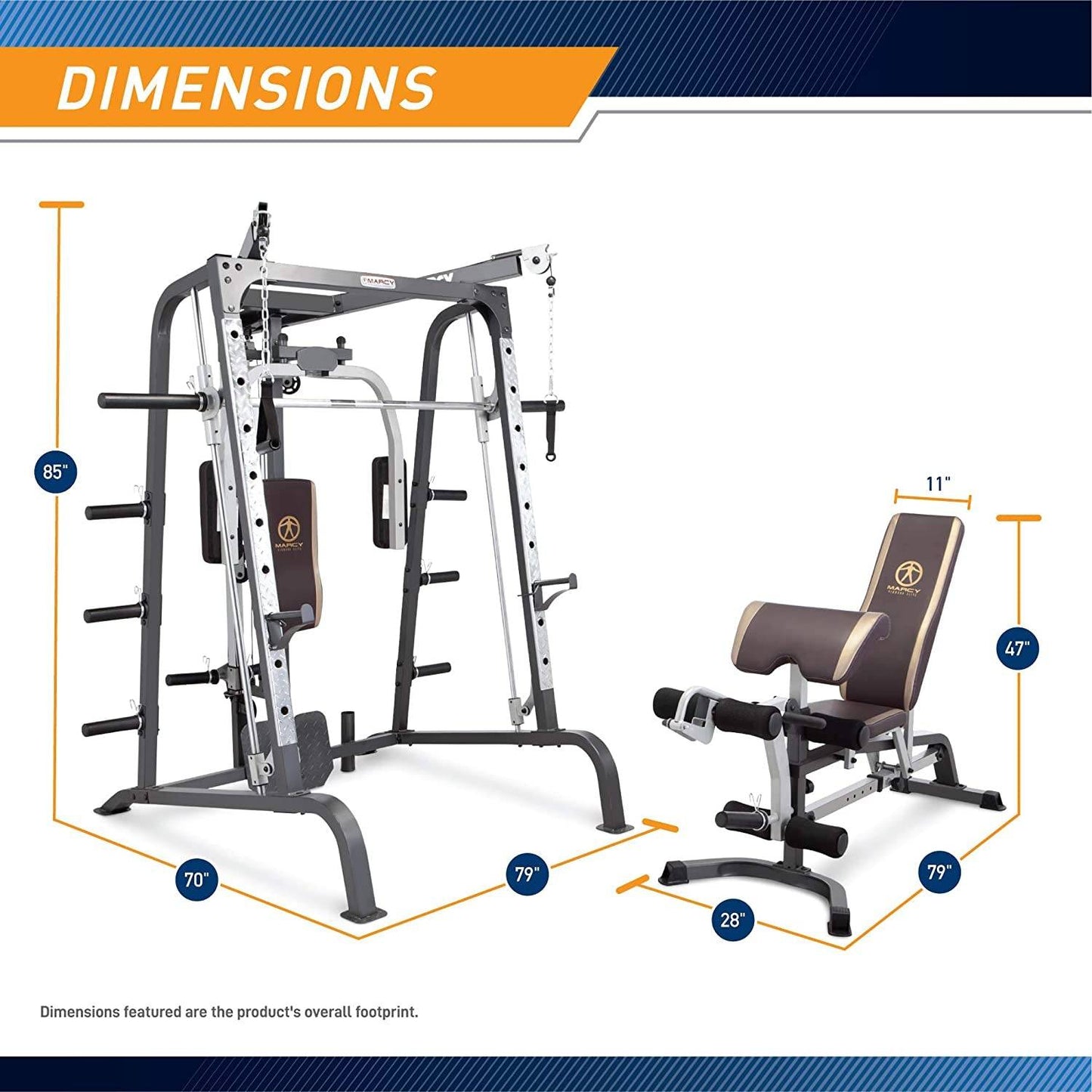Smith Cage Workout Machine for Ultimate Full Body Strength Training and Fitness -