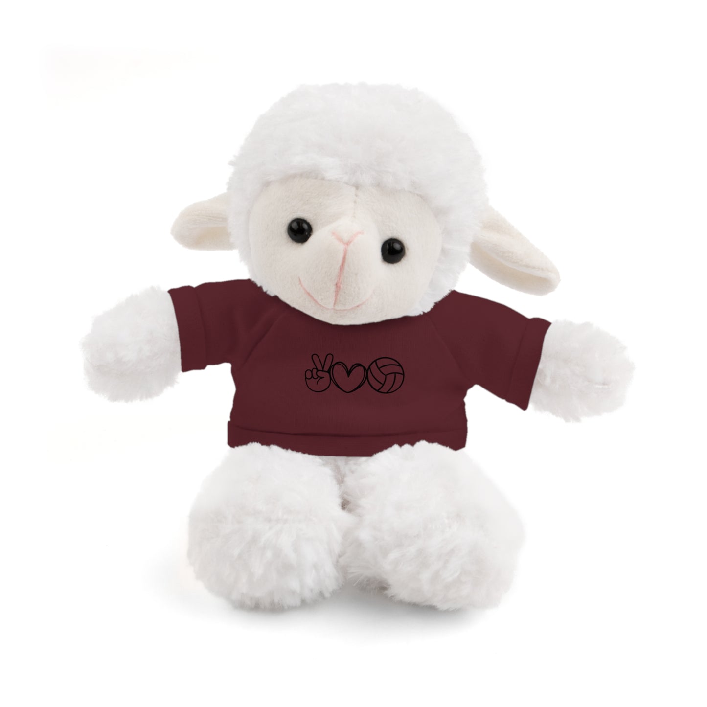 Cute Volleyball Teddy Bear with Tee, Stuffed Animal Gift