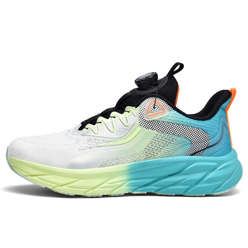 Wide Size Breathable Running Shoes - Mesh & Soft Bottom