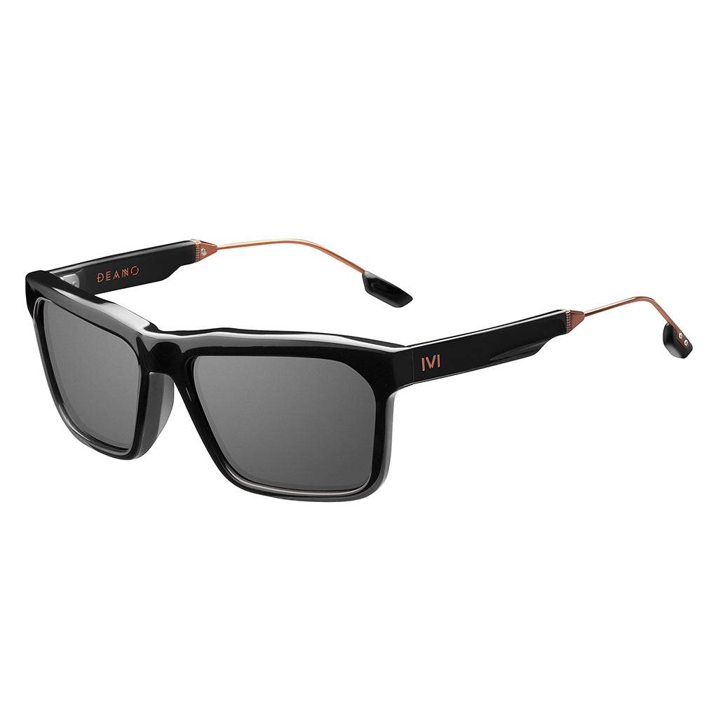Deano Black and Copper Sunglasses with Grey AR Lens for Stylish Eye Protection -