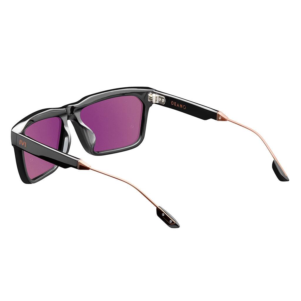Deano Black and Copper Sunglasses with Grey AR Lens for Stylish Eye Protection -