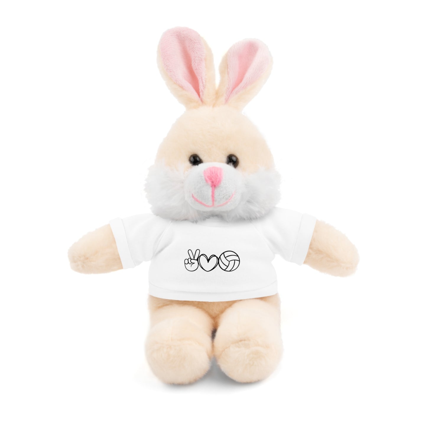 Cute Volleyball Teddy Bear with Tee, Stuffed Animal Gift