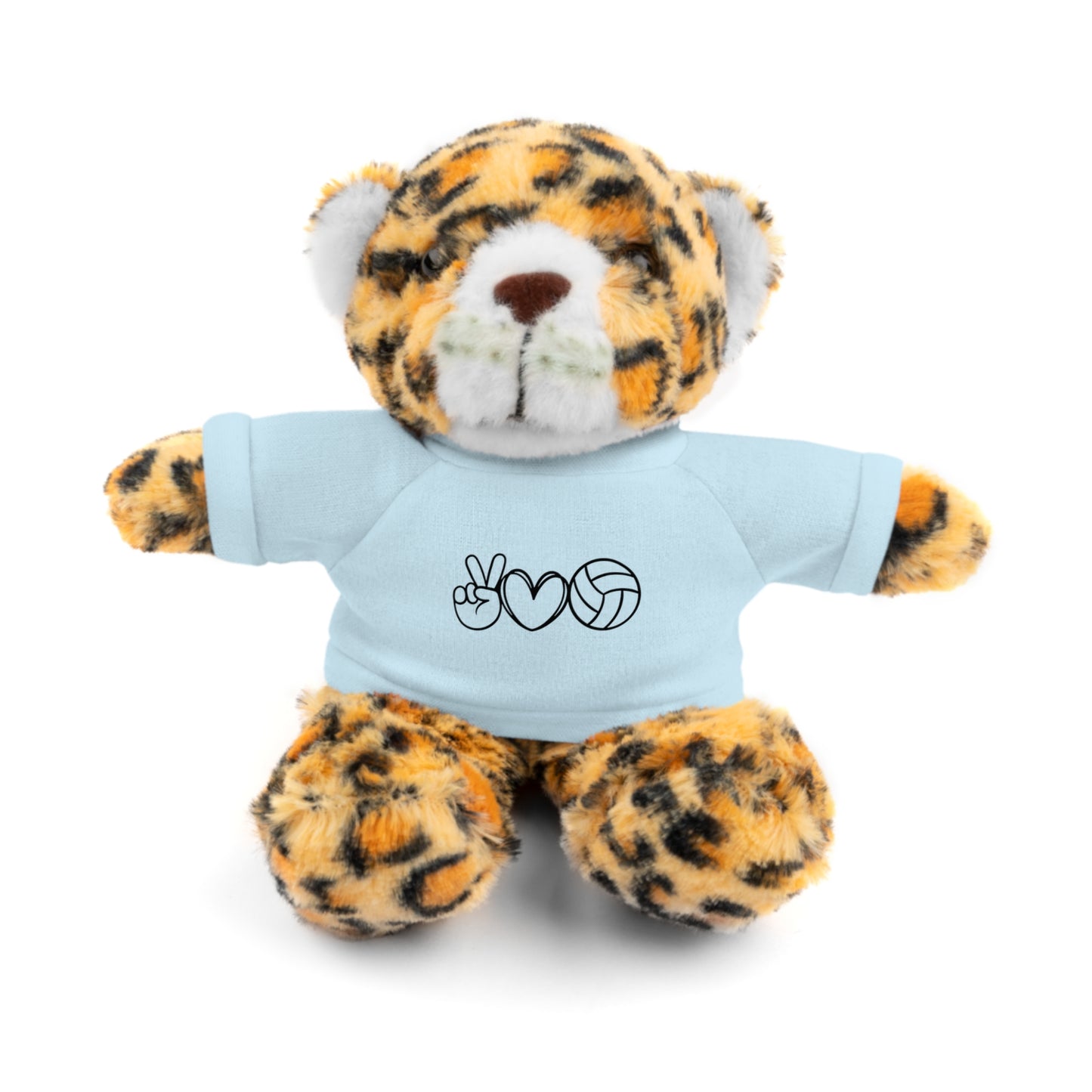 Cute Volleyball Teddy Bear with Tee, Stuffed Animal Gift