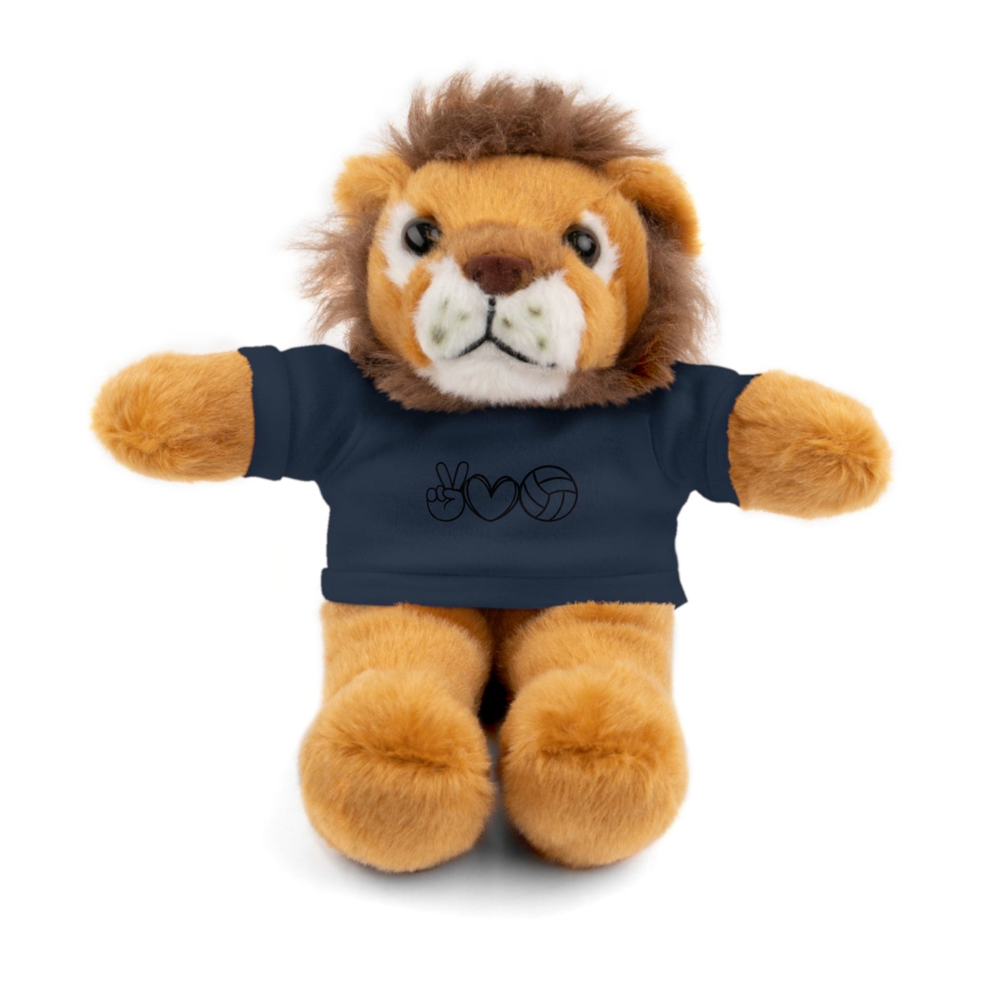 Cute Volleyball Teddy Bear with Tee, Stuffed Animal Gift