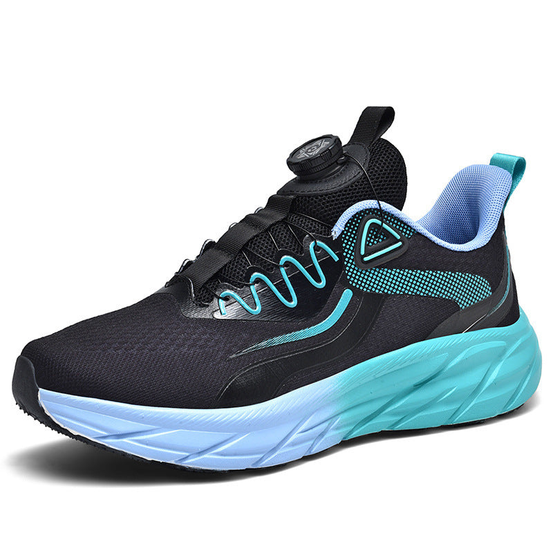 Wide Size Breathable Running Shoes - Mesh & Soft Bottom