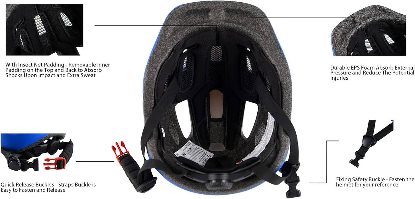 Kids Bike Helmet for Ages 1-8 Years, Adjustable Toddler Boys and Girls Helmets, Lightweight Child Infant Bicycle Cycling -