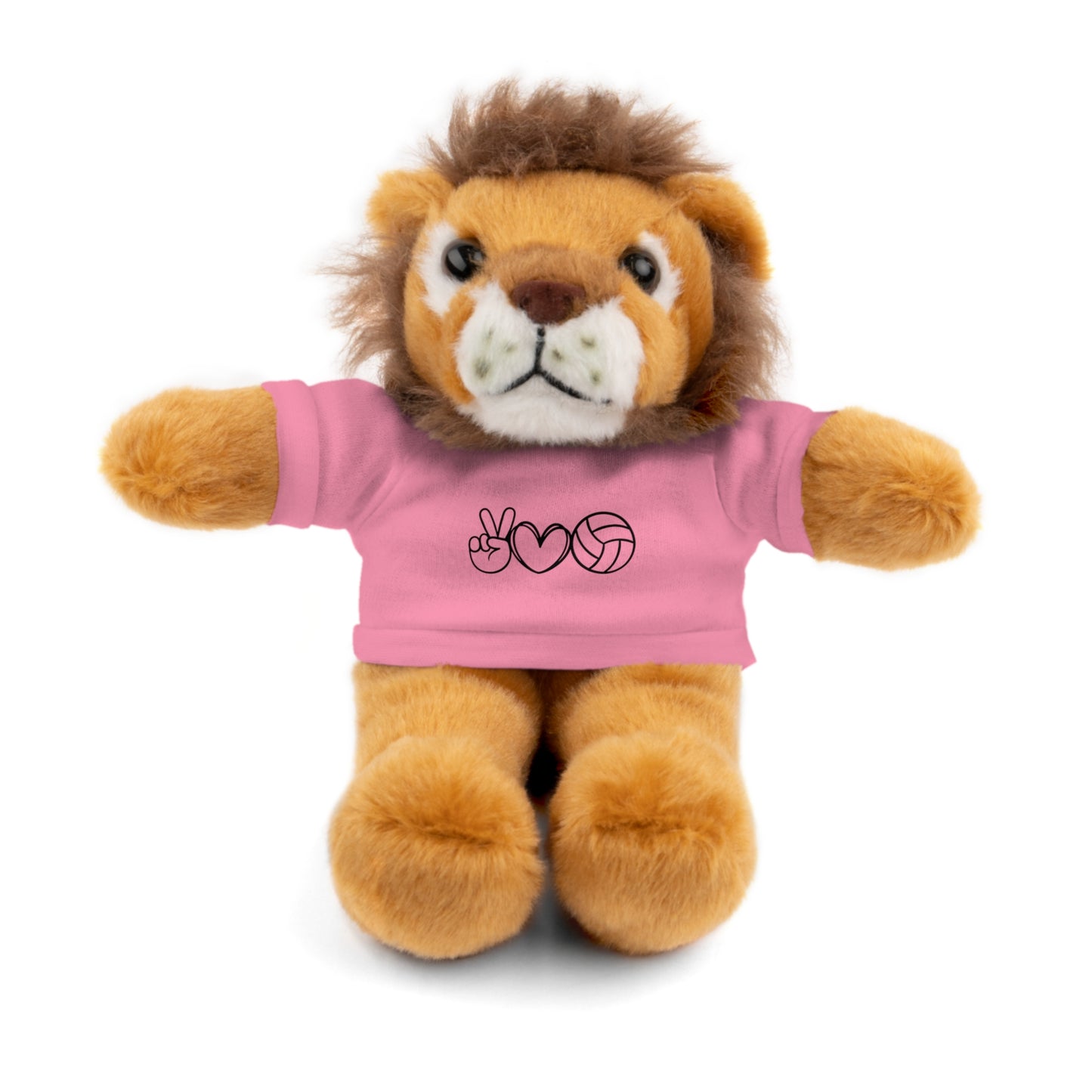 Cute Volleyball Teddy Bear with Tee, Stuffed Animal Gift