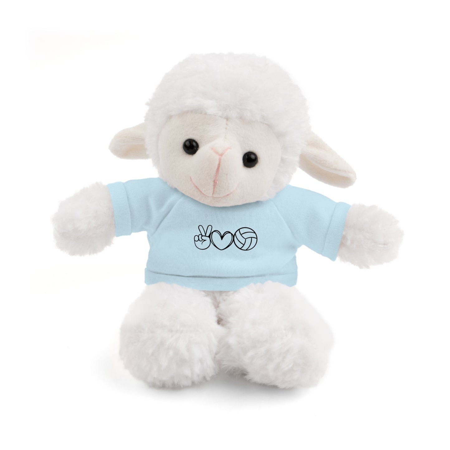 Cute Volleyball Teddy Bear with Tee, Stuffed Animal Gift
