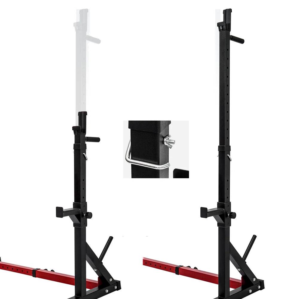 Adjustable Weight Lifting Bench with Barbell Stand - 550lb Capacity for Home Gym Fitness -