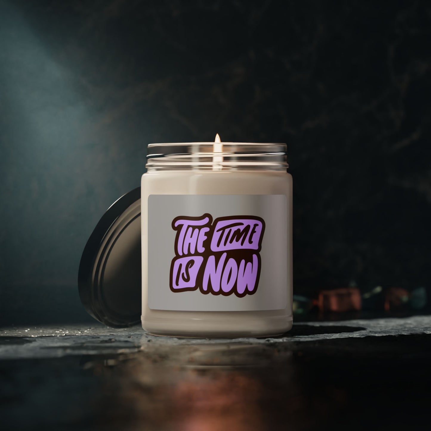 Scented Soy Candle, The Time is Now