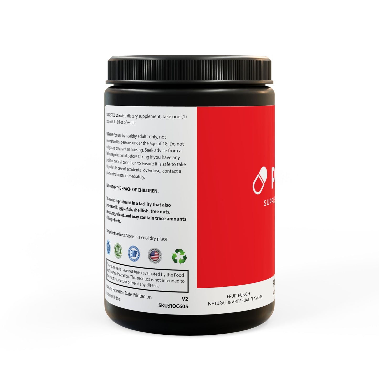 Pre-Workout Supplement, Fruit Punch (204g, 7.1oz)