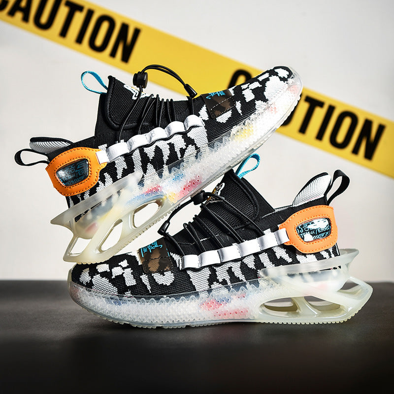 Zebra Print Speed Athletic Running Shoes