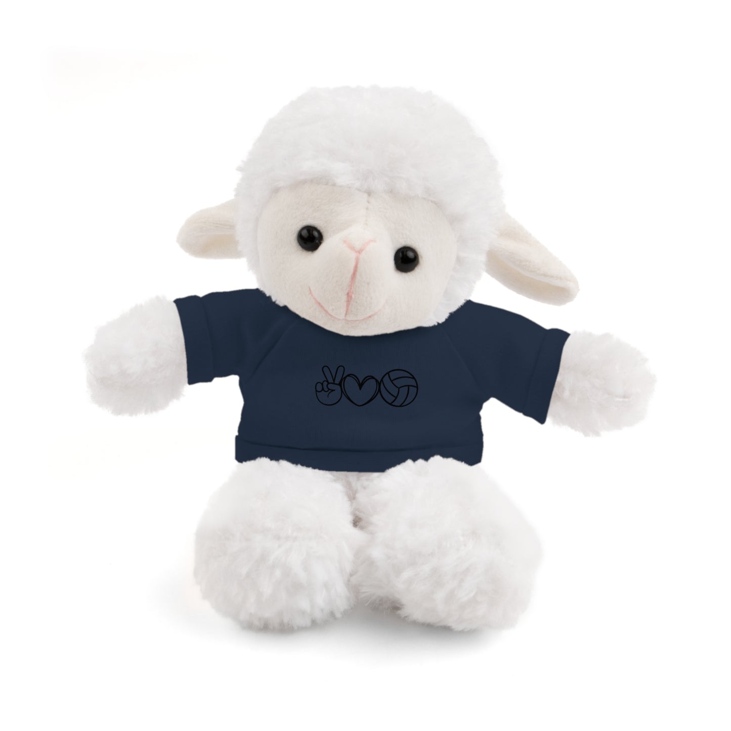 Cute Volleyball Teddy Bear with Tee, Stuffed Animal Gift