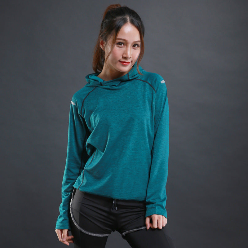 Women Long Sleeve Fitness T-Shirt - Thin Athletic Top for Activewear