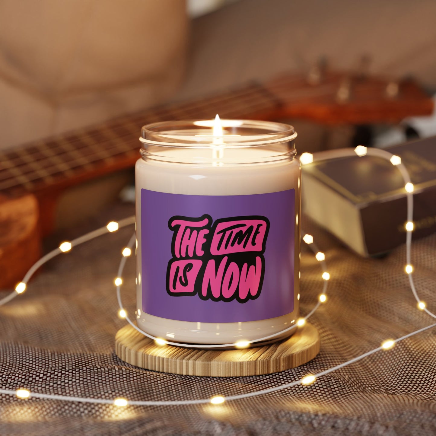 Scented Soy Candle, The Time is Now