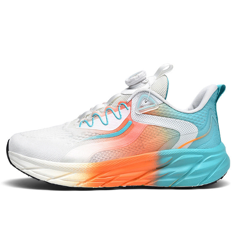 Wide Size Breathable Running Shoes - Mesh & Soft Bottom