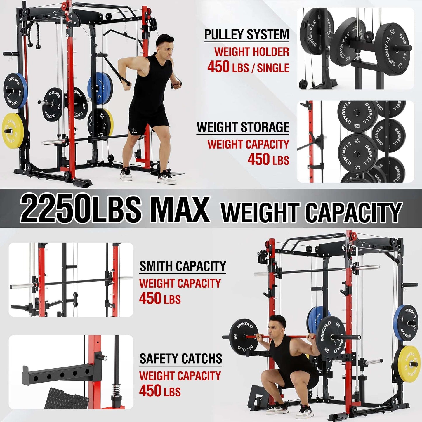 All-In-One Smith Machine – The Ultimate Functional Trainer for Your Home Gym -