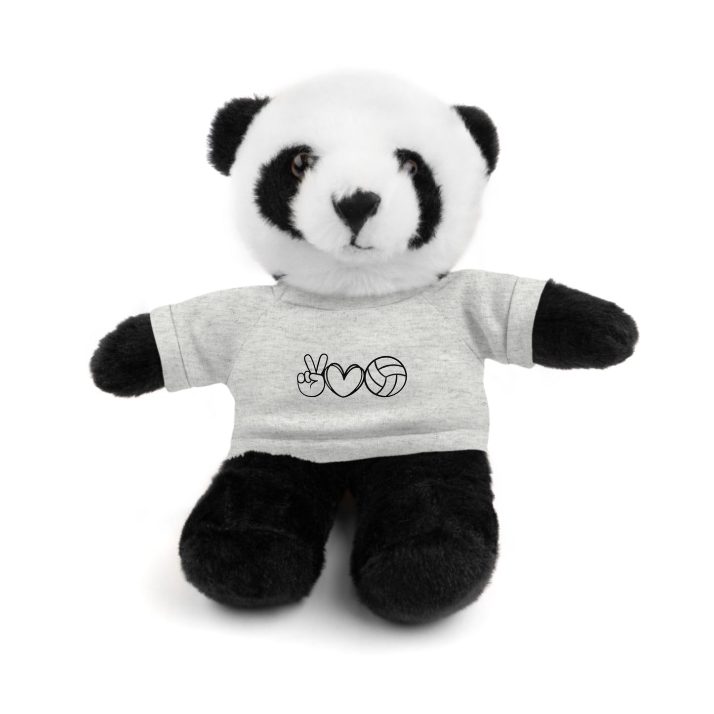 Cute Volleyball Teddy Bear with Tee, Stuffed Animal Gift
