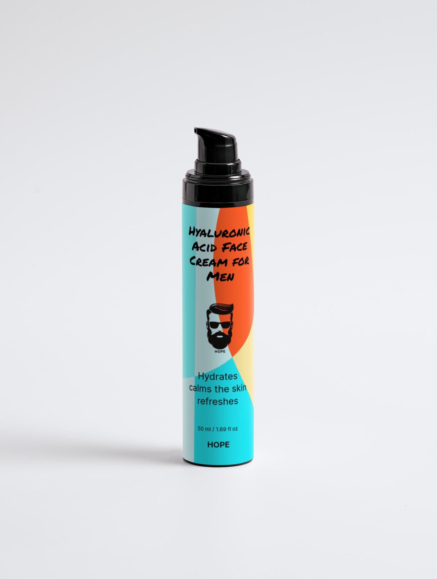 Hyaluronic Acid Face Cream for Men - Youthful Skin Hydration Formula -