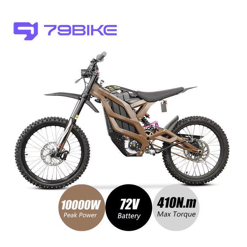 79Bike Electric Bike off Road Electric Motorcycle Bike 5000W Fat Tire Electric Bicycle 72V 35Ah Removable Battery Ebike