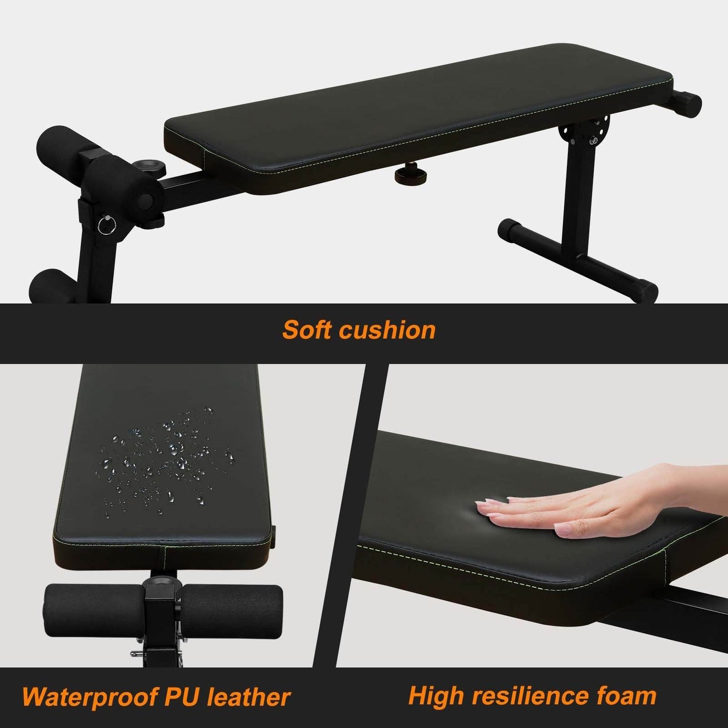 Power Tower with Bench & Chin-Up Bar for Ultimate Strength Training - 440LBS Capacity -