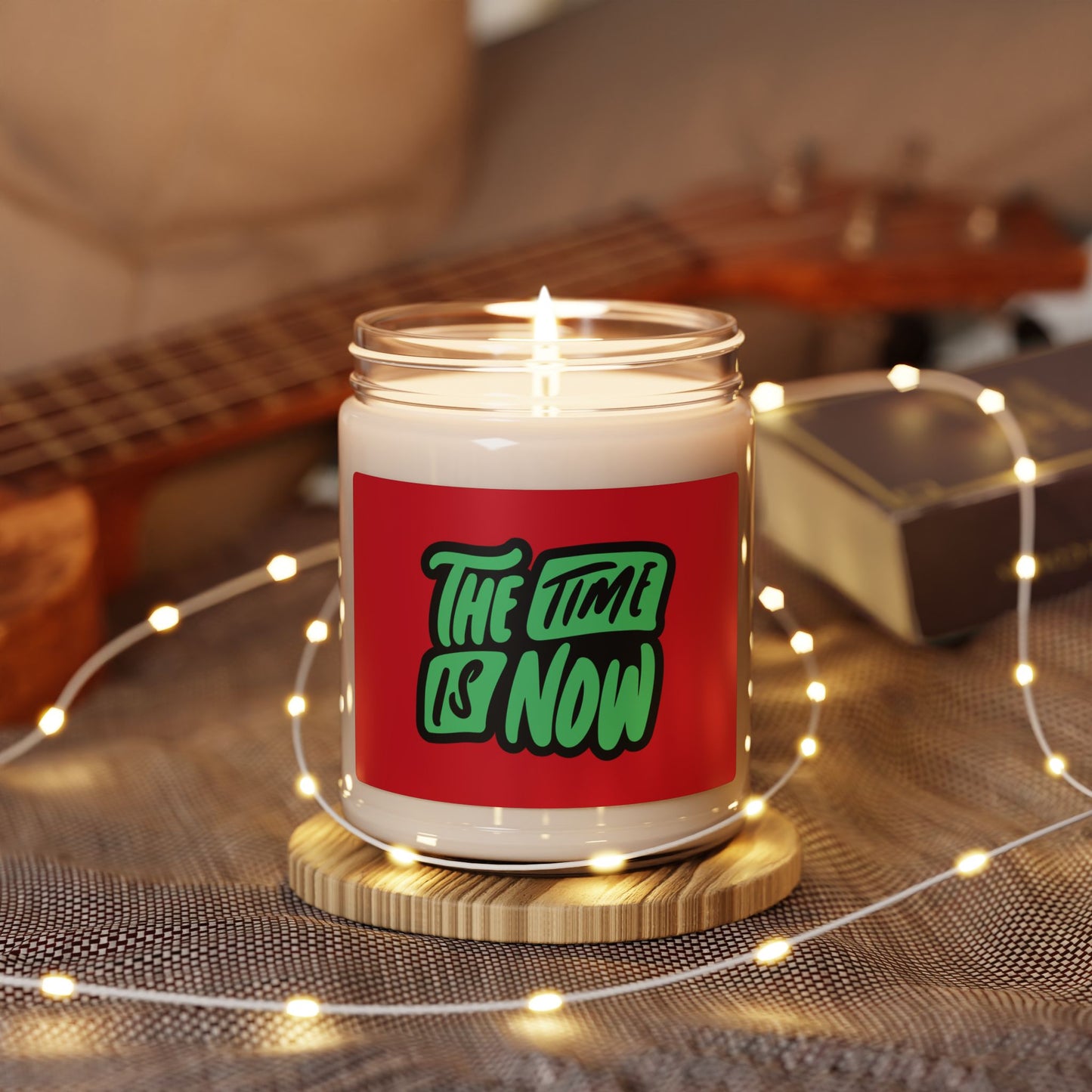 Scented Soy Candle, The Time is Now